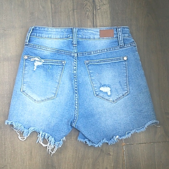 JUDY BLUE SPANDEX BLEND HIGH RISE JEAN SHORTS WOMANS S - Picture 7 of 8